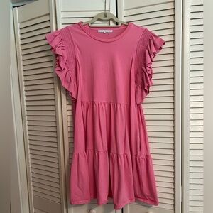English Factory Ruffle Mini Dress